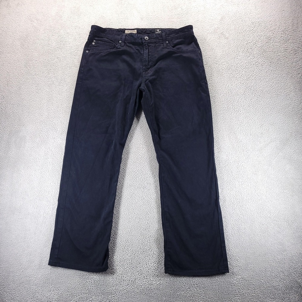 AG Jeans Mens 36x29 Blue The Protege Classic Straight Dark Wash Stretch Denim
